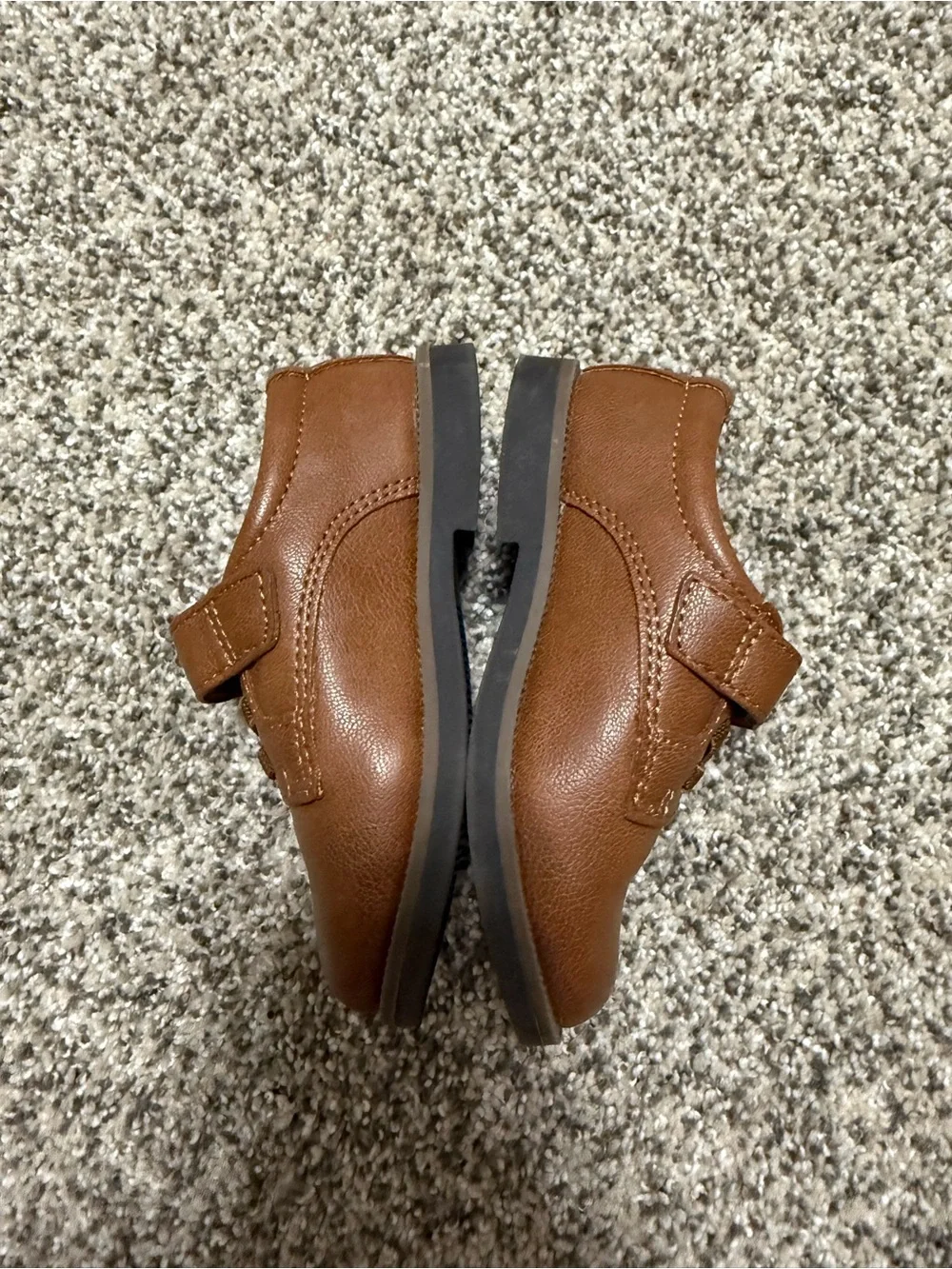 CAT & JACK Brown Boys' Dress Shoes 6